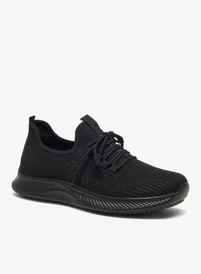 Oakland Mesh Textured Shoes with Lace-Up Closure