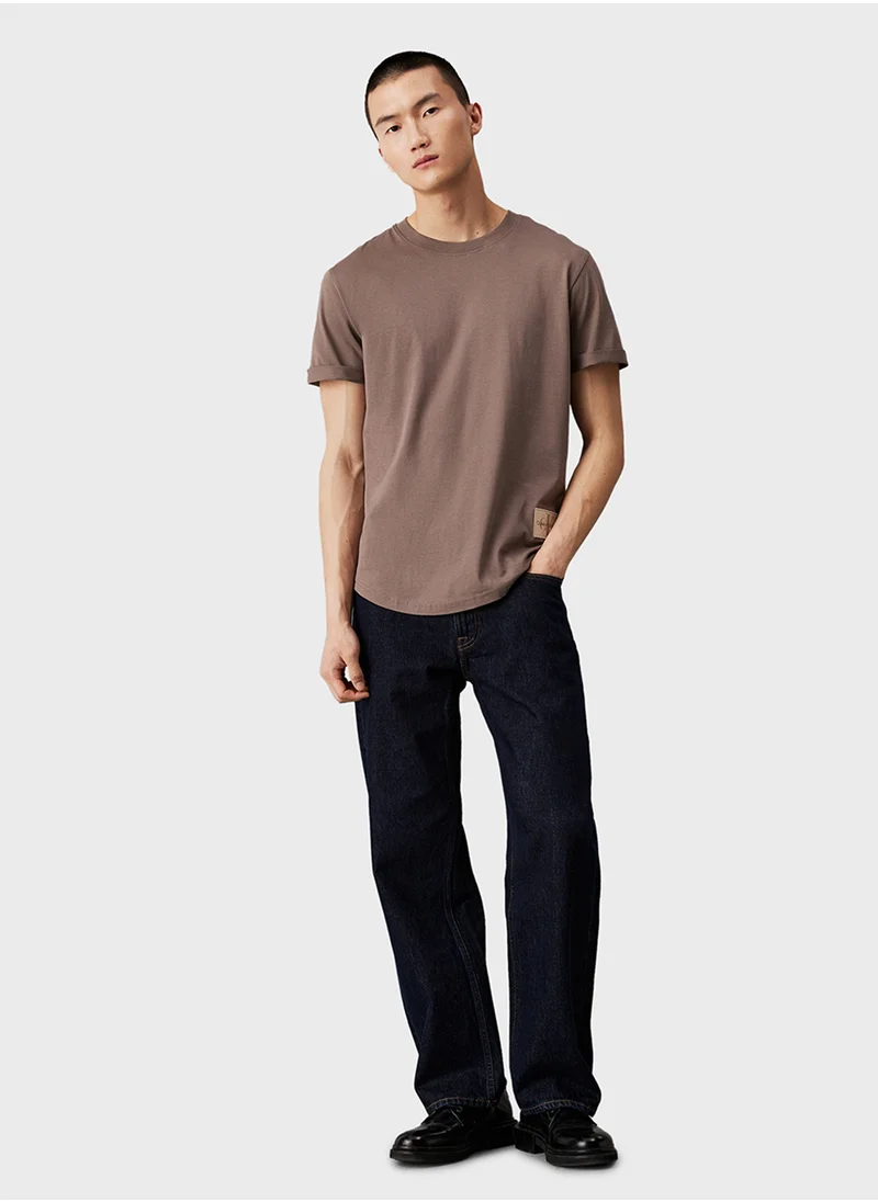 Calvin Klein Jeans Logo Print Crew Neck T-Shirt