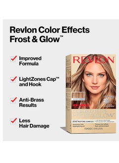 Revlon Revlon Permanent Hair Color, Permanent Hair Dye, Color Effects Highlighting Kit, Ammonia Free & Paraben Free, 20 Blonde, 8 Oz, (Pack of 1)  - Image 2
