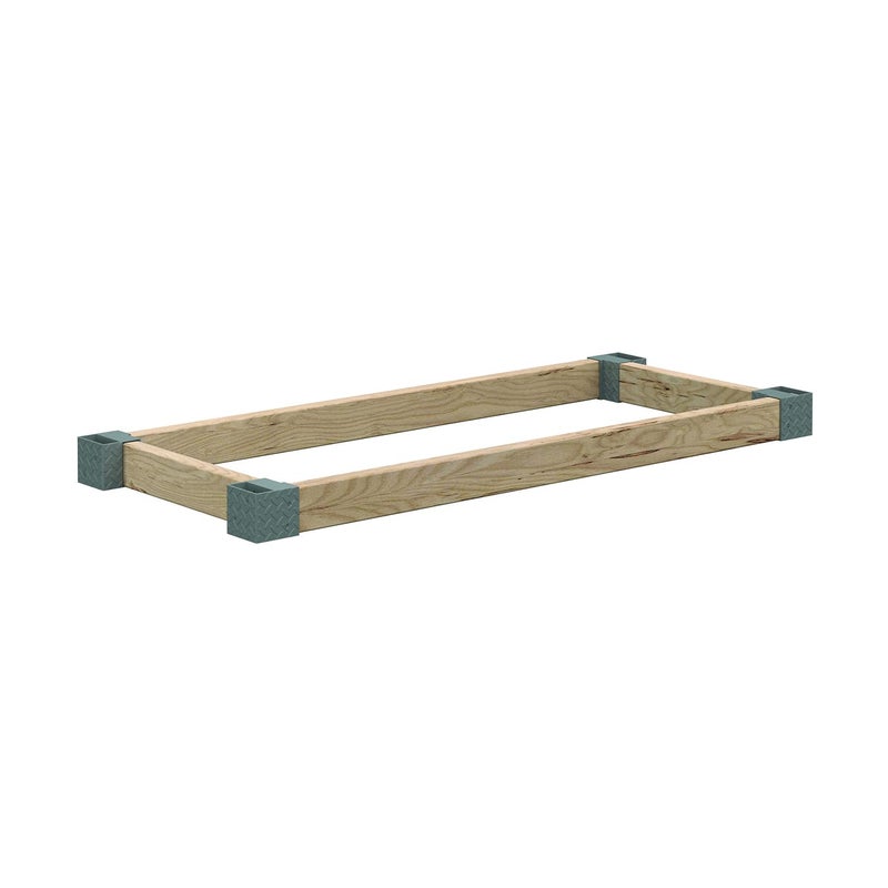 KNAPE & VOGT HyLoft Heavyweight 2 x 4 DoitYourself Single Shelf Kit Gray 