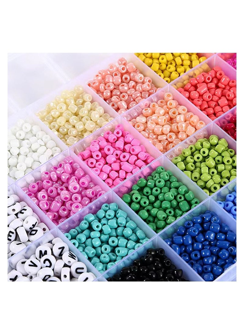 BLOOMING TIME 24 Colors Round Pearls Beads with Holes for Jewelry Making Handcrafted Loose Spacer Beads for Crafts Jewelry Making Necklaces Bracelets (3mm)  - Image 2