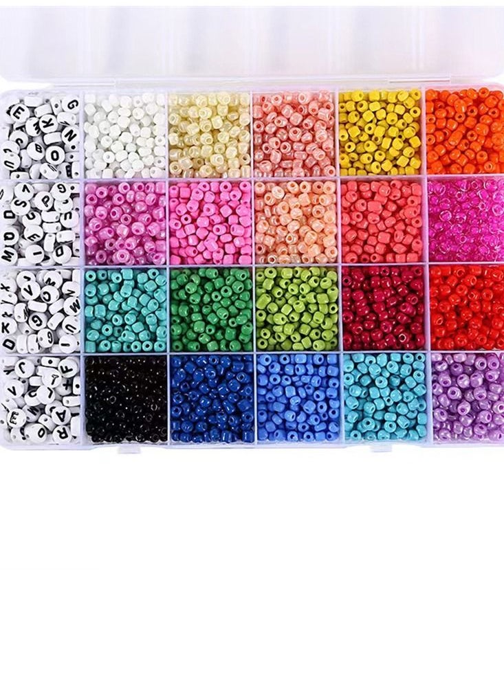 BLOOMING TIME 24 Colors Round Pearls Beads with Holes for Jewelry Making Handcrafted Loose Spacer Beads for Crafts Jewelry Making Necklaces Bracelets (3mm)  - Image 1