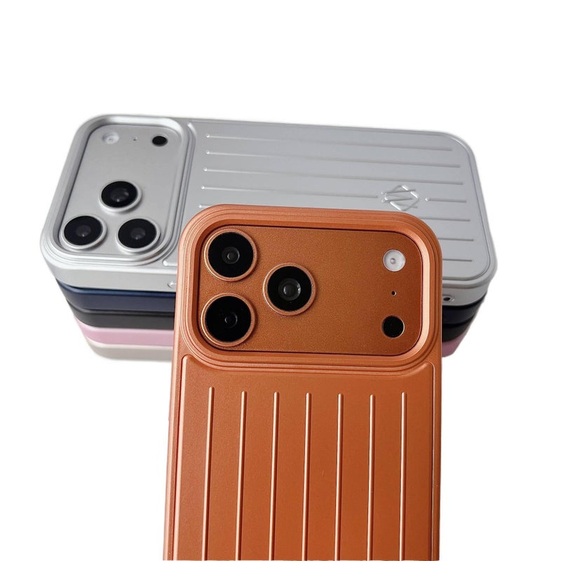 MS Metal Protective Case for iPhone 14 / 14 Plus / 14 Pro / 14 Pro Max with Metal Paint and Full Coverage plus Shockproof plus Anti-Slip Grip plus Drop Protection in Black - Image 4