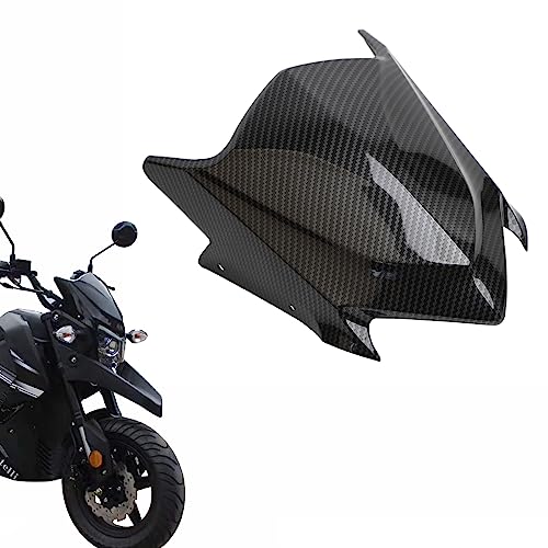 Mokuo Motorcycle Carbon Fiber Decorative Windshield Fit for Honda Grom msx 125 2013-2016 SF Wind Deflectors Windscreens - Image 3