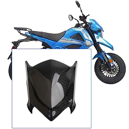 Mokuo Motorcycle Carbon Fiber Decorative Windshield Fit for Honda Grom msx 125 2013-2016 SF Wind Deflectors Windscreens - Image 2