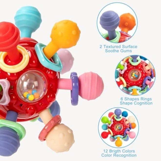 TOHIBEE Baby Montessori Sensory Toys for 0-18 Months, Teething & Learning Developmental Gifts - Image 4