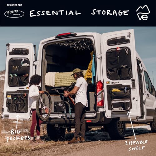 VanEssential Rear Door LOWER Storage Panels (Pair) Designed for Ford Transit High/Mid Roof (Van Years 2015 to Current Model) - Image 3