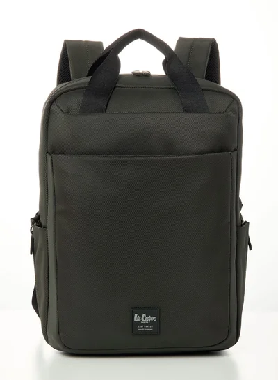 Lee Cooper Applique Backpack with Adjustable Strap and Zip Closure - 41x28x13 cm