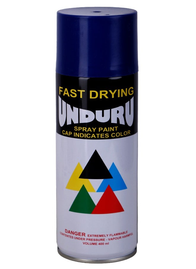UNDURU - Unduru Glossy Spray Paint - Multipurpose - 400ml - Blue color - Image 1