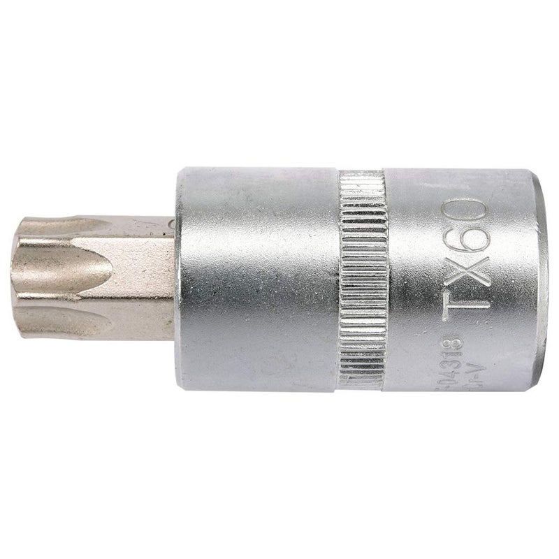 Yato YT04318 Socket Bit of Size T60 Length 50mm Suitable for 12 inch Drive Socket Wrench Set Chromeplated capSocket Tool BoxUsed as Home ToolMechanical Tools Industrial tool and Power tools - Image 2