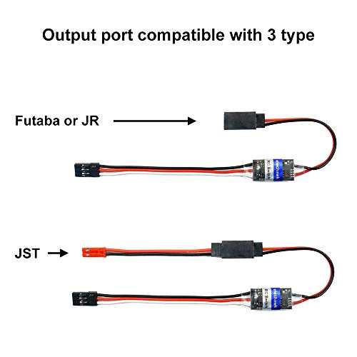 elechawk RC Remote Controlled AUX on/Off Electronic Switch Relay for Car Truck Boat LED Light Drone (4A) - Image 5