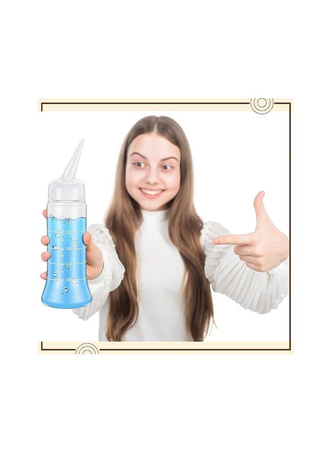 SYOSI Hair Color Applicator Bottle, with Angled Tip 8.5 Oz Hair Color Dye Applicator Bottle Oil Bottles for Hair Plastic Squeeze Bottle for Home Salon Use for Grooming at Home or Traveling (12 Pieces)  - Image 4