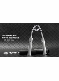KASTWAVE Hand Grip Strengthener Adjustable Resistance 50-150 Lbs Hand Gripper, Hand Strengthener, Upgraded Grip Strength Trainer, Metal Grip Strength Trainer for Hand, Forearm, and Fingers  - Image 4