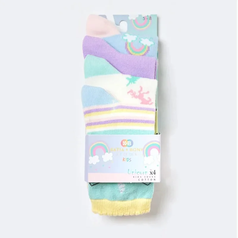 Katia&Bony Rainbow Unicorn Socks Set