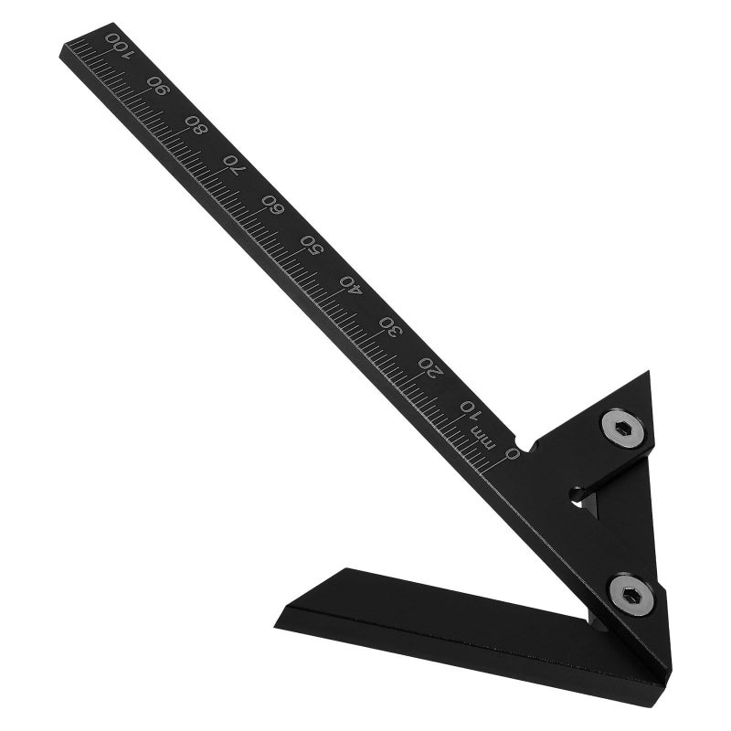 Aluminum Alloy Center Scribe Marking Gauge For 45 Degree Angle Woodworking - Image 2