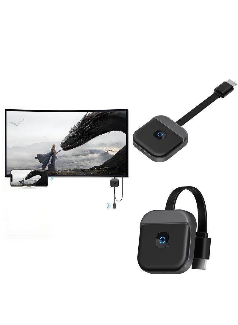 McDou Wireless HDMI Display Dongle Adapter, 4K HDMI Streaming TV Screen Mirroring Adapter with 2.4G 5G WiFi Dual Band Stable Connectivity, TV Display Dongle Adapter for Android, for iOS, for Windows, for OS - Image 1