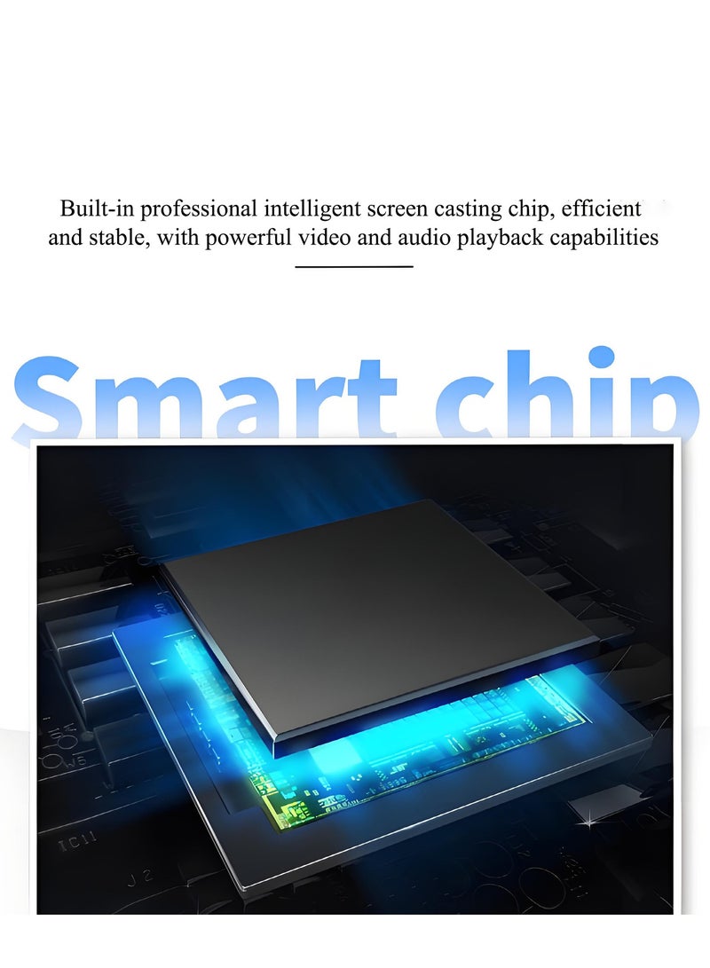 McDou Wireless HDMI Display Dongle Adapter, 4K HDMI Streaming TV Screen Mirroring Adapter with 2.4G 5G WiFi Dual Band Stable Connectivity, TV Display Dongle Adapter for Android, for iOS, for Windows, for OS - Image 4