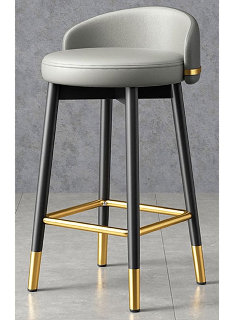 Nordic bar chair light luxury home island golden bar stool modern minimalist high chair bar chair back bar stool