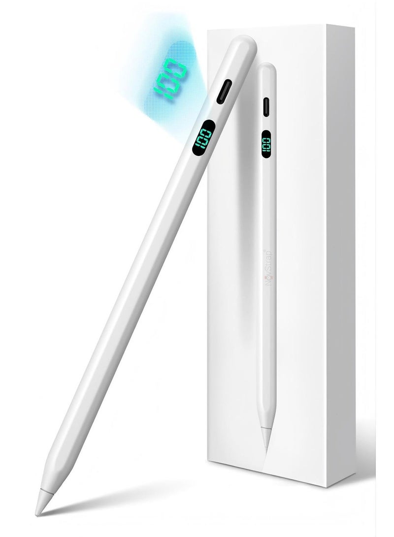 قلم رقمي عالمي مزود بشاشة LED لعرض الطاقة - متوافق مع أجهزة iPad و iPhone و Samsung و Android - Image 1