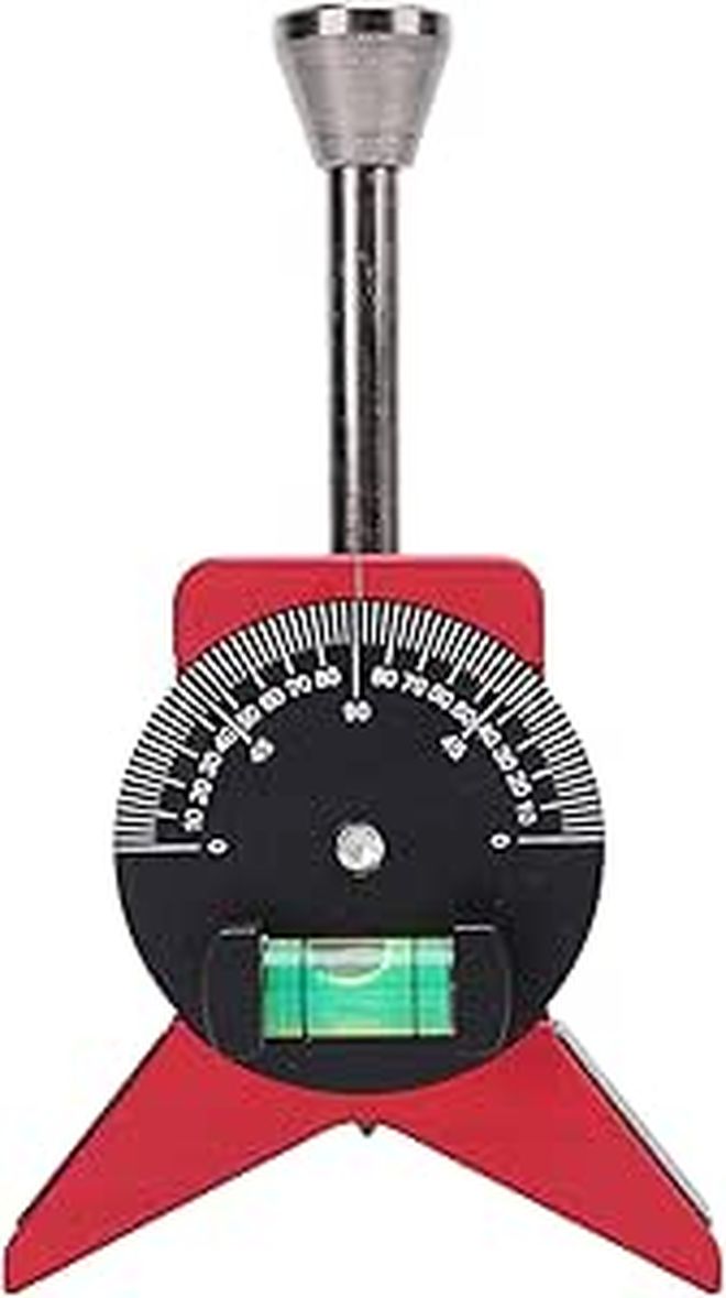 Y Shaped Magnetic Pipe Center Finder With Adjustable Scale Bubble Level And Protractor Centering Tool - Image 1