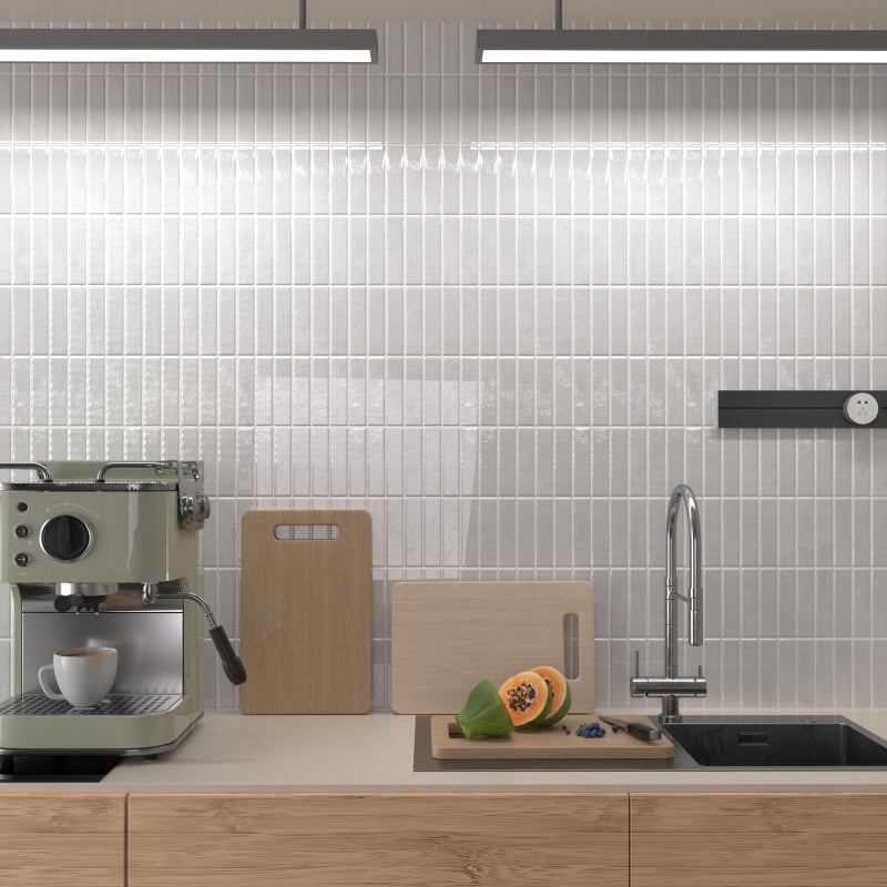 Umedol Peel and Stick Backsplash 10-Sheets of 11.42'' x 9'' Self-Adhesive Peel and Stick 3D Wall Tile for Kitchen, Bathroom - Image 5