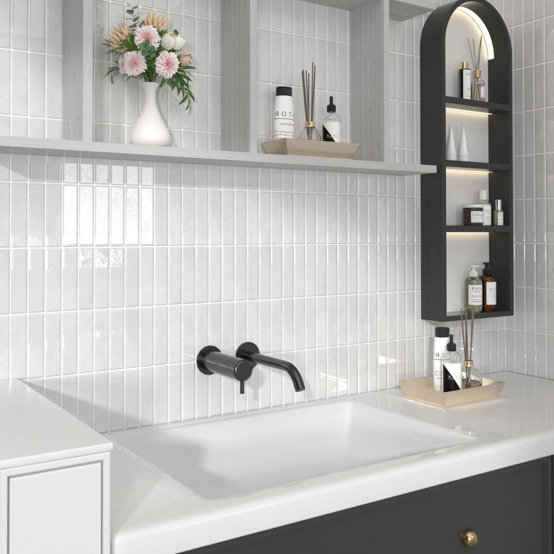 Umedol Peel and Stick Backsplash 10-Sheets of 11.42'' x 9'' Self-Adhesive Peel and Stick 3D Wall Tile for Kitchen, Bathroom - Image 3