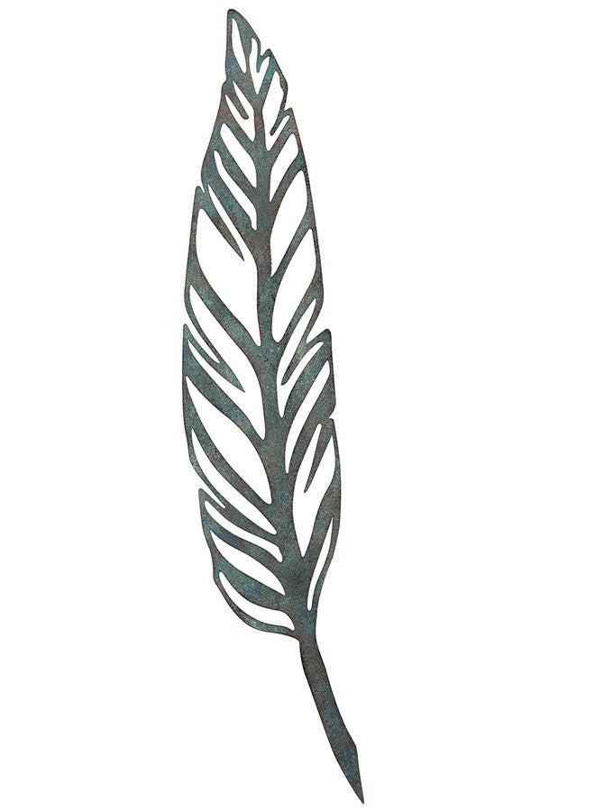 Retrome Metal Feather Wall Decor, Set of 2 - Image 2