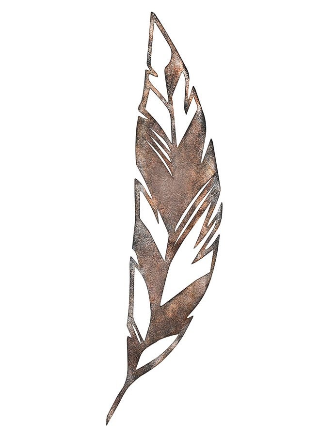 Retrome Metal Feather Wall Decor, Set of 2 - Image 3
