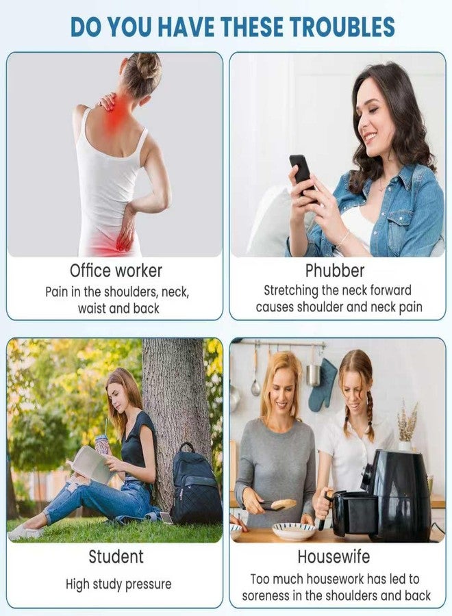 Roenae Yoga Stick, Posture Correction Stick for Women and Men, Relieve Back Pain, Upper and Lower Back Stretchers and Straighteners, 24.4-36.2 Inch Stretching Stick Neck Hump Corrector Stretching rod - Image 4