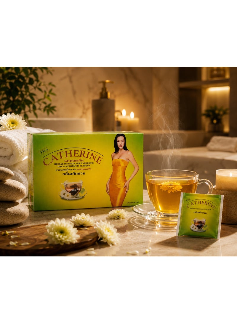 Catherine Herbal Infusion Chrysanthemum Tea Bags | Floral Herbal Tea Drink | Convenient Sachet Tea Pack - Image 2