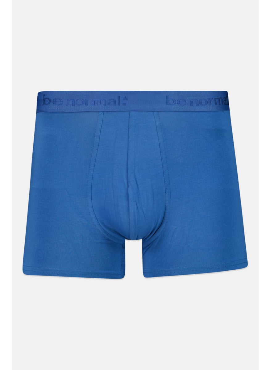 Celio Men 1 Piece Solid Boxer Brief, Blue  - Image 1