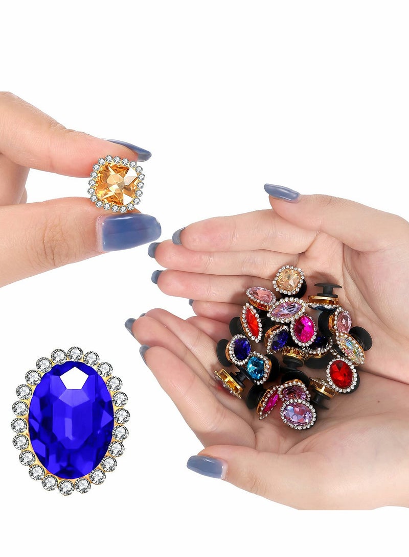 Excefore Shoe Decoration Charms, 20 Pcs Crocs Shoe Charm Buckle Party Favors ​Mini Charm Bracelet Wristband Decoration for Men Women Kid - Image 2