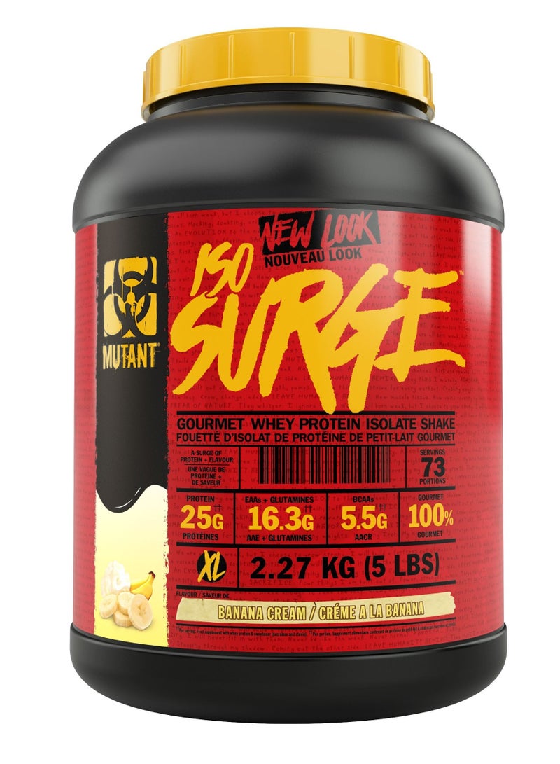 Mutant ISO SURGE - Banana Cream -  2.27 kg (5 lbs)