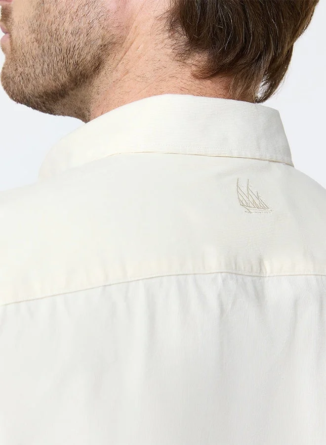 MANNERISM  The Neutral Corduroy Beige Shirt with Classic Softness for Men | Best Price UAE