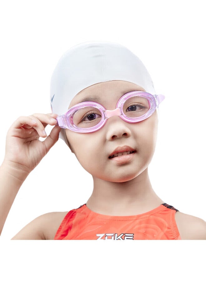 ZOKE Children'S Swimming Goggles, Non-Prescription, High-Definition, Waterproof, Anti-Fog, Youth Universal, Transparent Pink/Light Purple, 623502101-3 - Image 3
