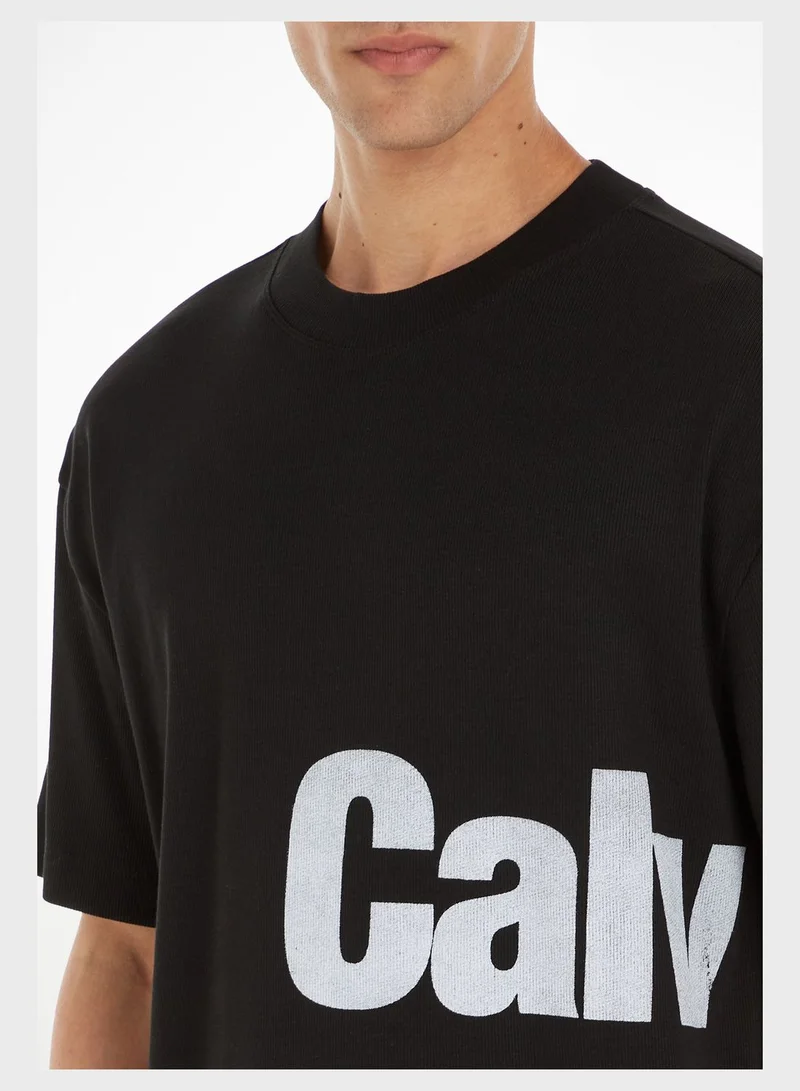 Calvin Klein Jeans Varsity Crew Neck T-Shirt
