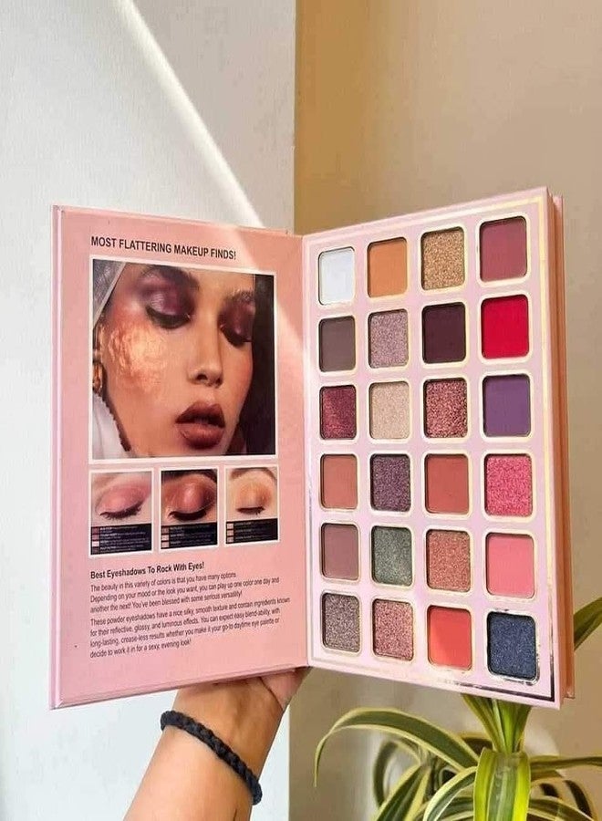 NEW 5-in-1 Foldable Makeup Palette | All-in-One Face, Eyes & Lips | Contour, Blush, Highlighter, Eyeshadow | Long-Lasting & Travel-Friendly | Multipurpose Makeup Book for All Skin Tones & Looks (1PCS) - Image 3