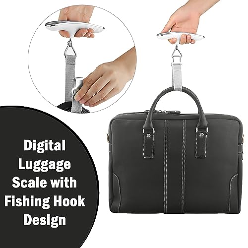 GIGAWATTS Digital Luggage Weighing Scale with Fishing Hook Type for Flights 50 Kg Weight Machine LED Display & Strain Gauge Sensors (Stainless Steel, 1 Year Warranty) - Image 4