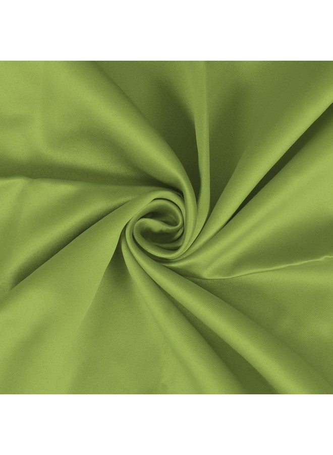 Story@Home Blackout Door Curtains 7 Feet Long Set of 2 Room Darkening Plain Print Opaque Room Darkening Curtain for Living Room, Bedroom, Hall, 116 x 215 cm, Green, 100% Opacity - Image 3