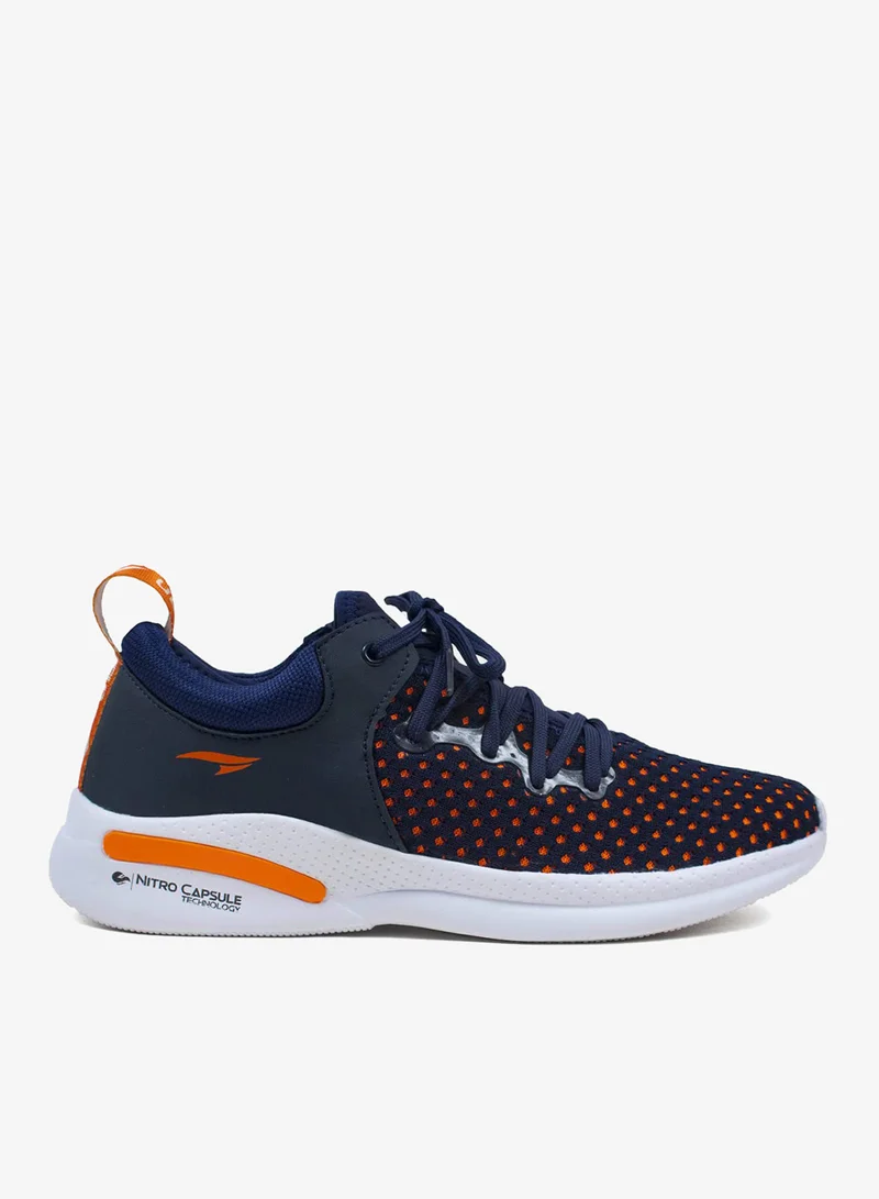 Asian  Men's Running Shoes in Navy and Orange for Men and Boys for Men | Best Price UAE
