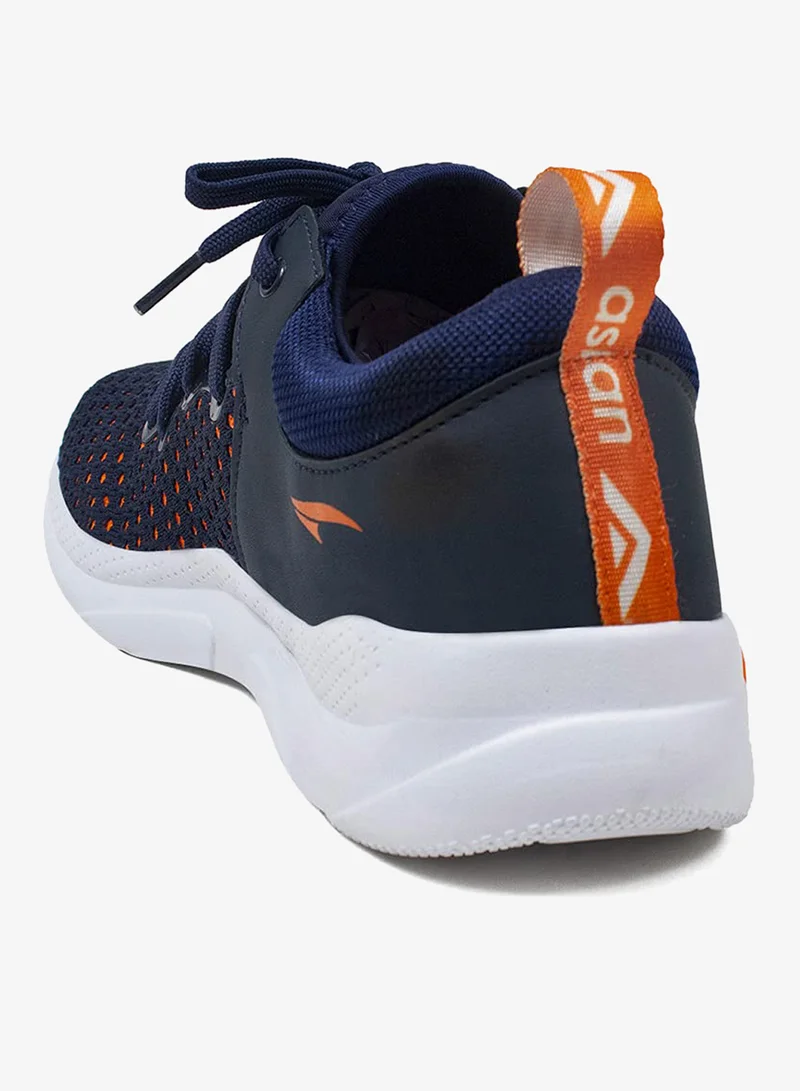 Asian  Men's Running Shoes in Navy and Orange for Men and Boys for Men | Best Price UAE