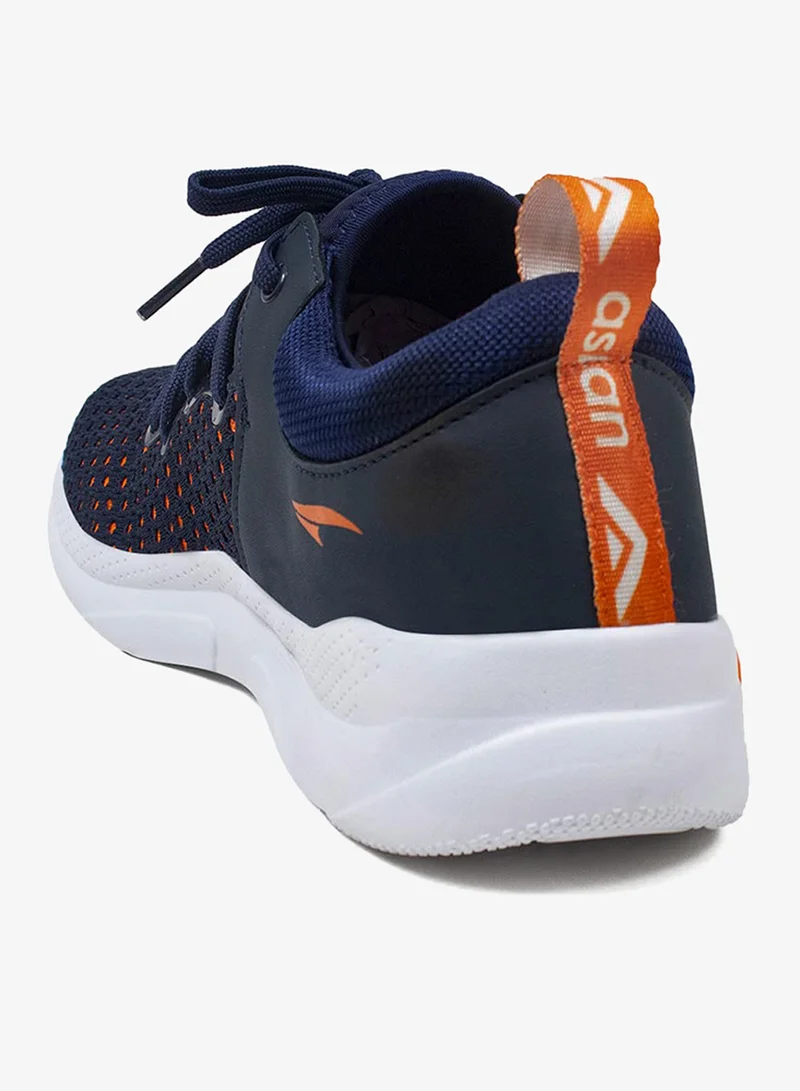 Asian  Men's Running Shoes in Navy and Orange for Men and Boys for Men | Best Price UAE