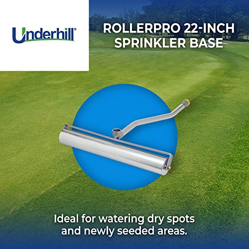 Underhill RollerPro 22-Inch Portable Sprinkler System Base for Brass Impact Sprinkler, Lawn Turf Irrigation System, 1-Inch FHT x 1-Inch FPT, A-RP221 - Image 2