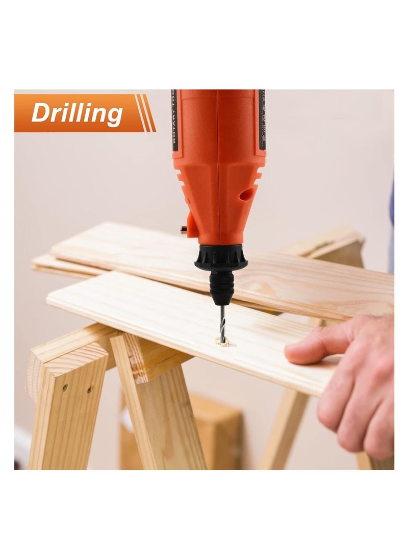 وينر مجموعة ملحقات الأدوات الدوارة - 100 قطعة، متوافقة مع العلامات التجارية الكبرى للأدوات الدوارة - Image 4