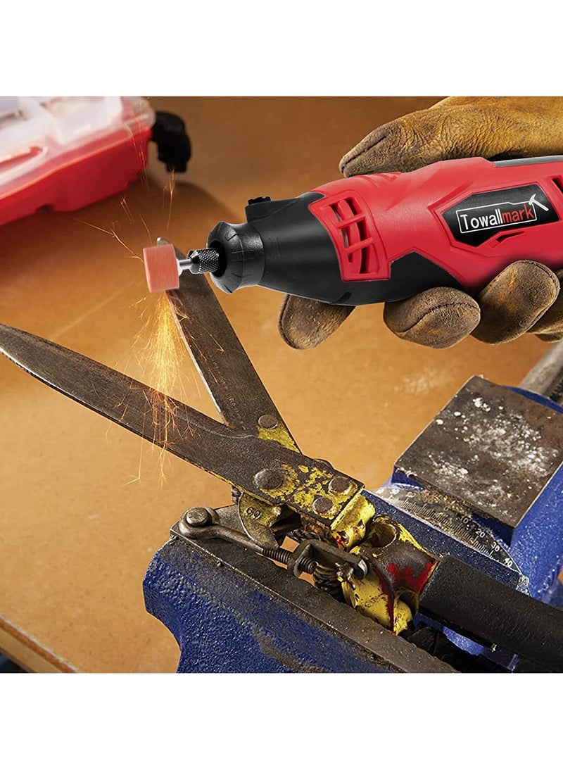 وينر مجموعة ملحقات الأدوات الدوارة - 100 قطعة، متوافقة مع العلامات التجارية الكبرى للأدوات الدوارة - Image 5