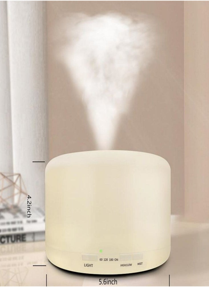 Oasisgalore - Oasisgalore Bluetooth Aroma Oil Diffuser Speaker with Light 500 ML Water Capacity Portable Aromatherapy Quiet Humidifier Time Function for Relaxing Sleeping Reading - Image 1
