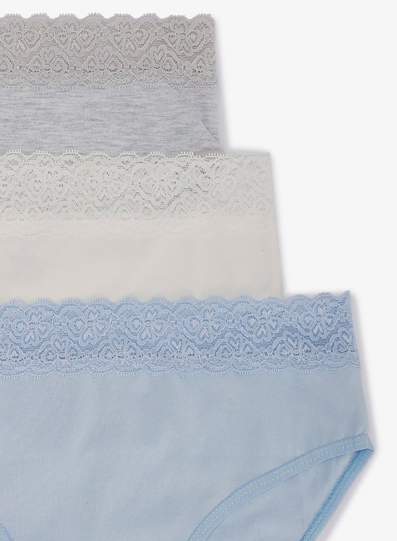 Carina Pack of 3 Colored Brief Panties - Image 2