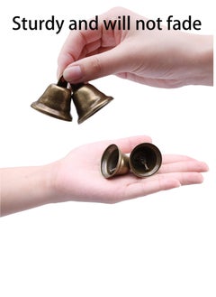 Beauenty 16PCS Vintage Jingle Bell, Antique Decorative Tone Copper Bell for Pet Dog Cat Pendants  - Image 3