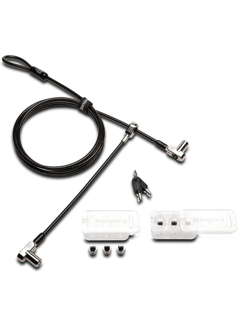 Kensington Kensington Universal 3in1 Keyed Cable Lock  Twin Lockheads for Laptops  Other Devices K63380WW  - Image 1