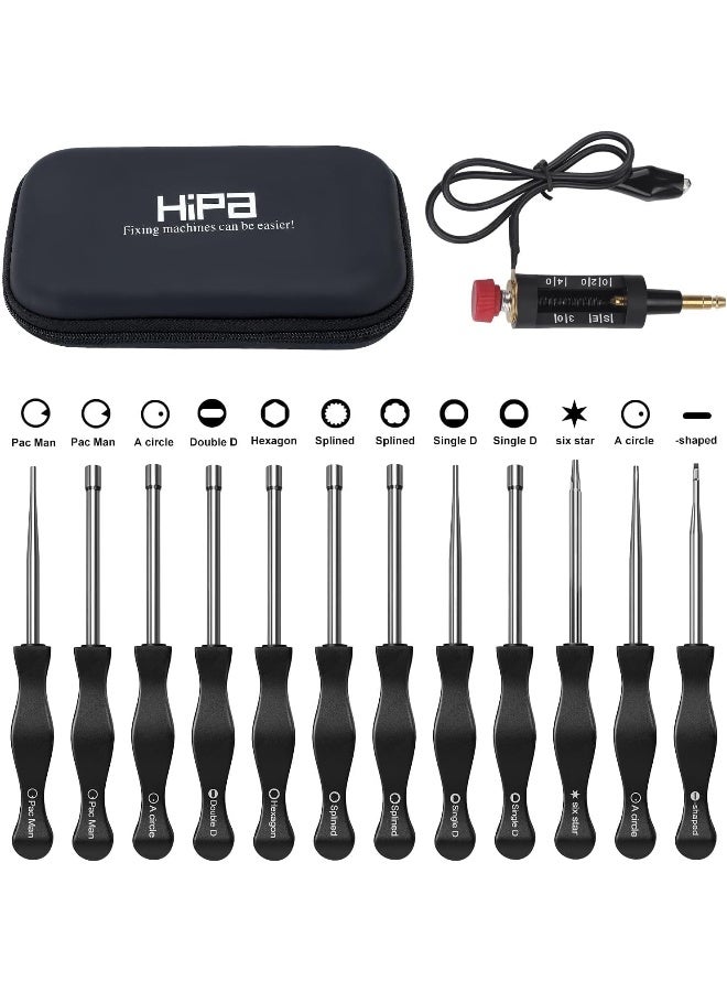 Hipa Pack-of-12 Carburetor Adjustment Tool Ignition Coil Spark Tester for 2-Cycle Small Engine String Trimmer Weedeater Chainsaw - Image 1
